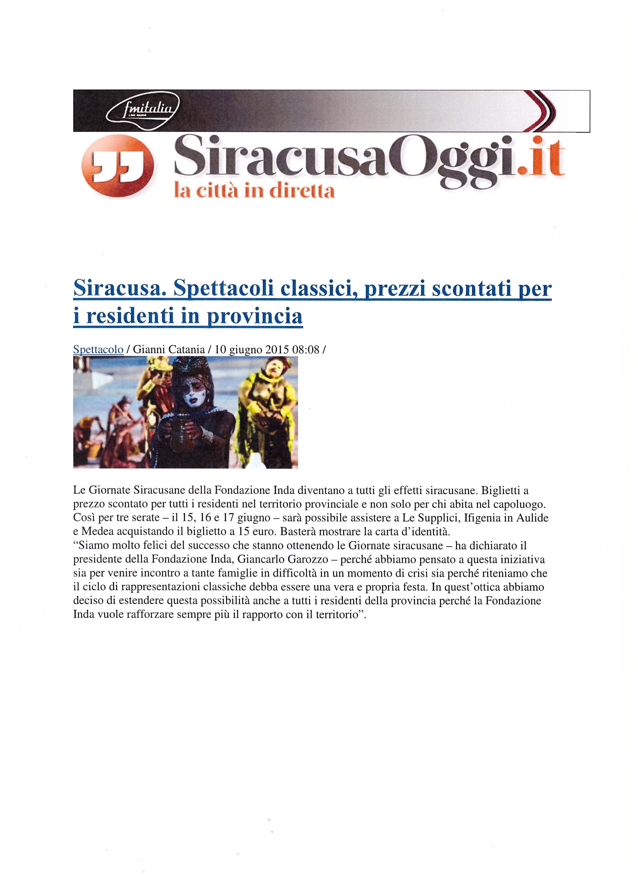 SR OGGI