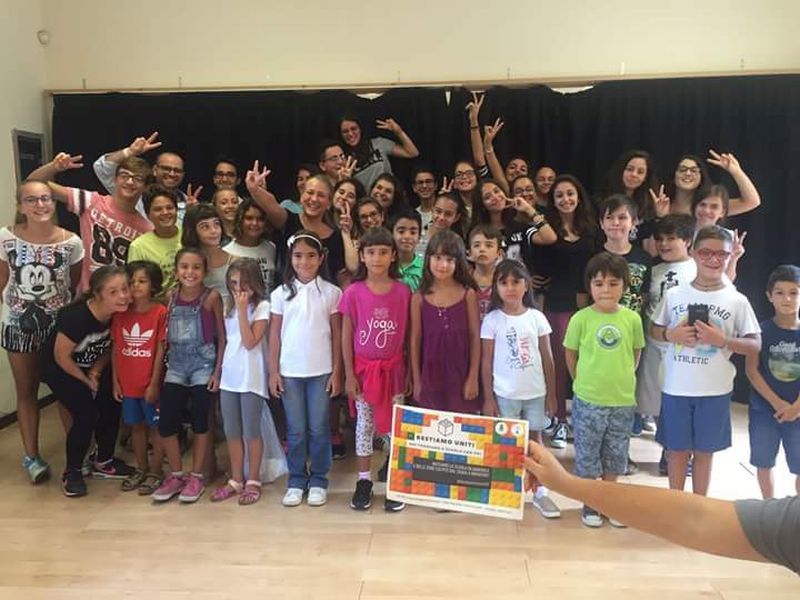 Piazza della solidarietà I ragazzi dell’A.D.D.A. sul palco per Amatrice