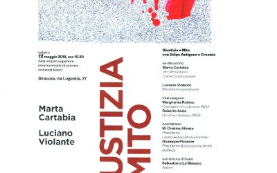 Giustizia e Mito con Edipo, Antigone e Creonte