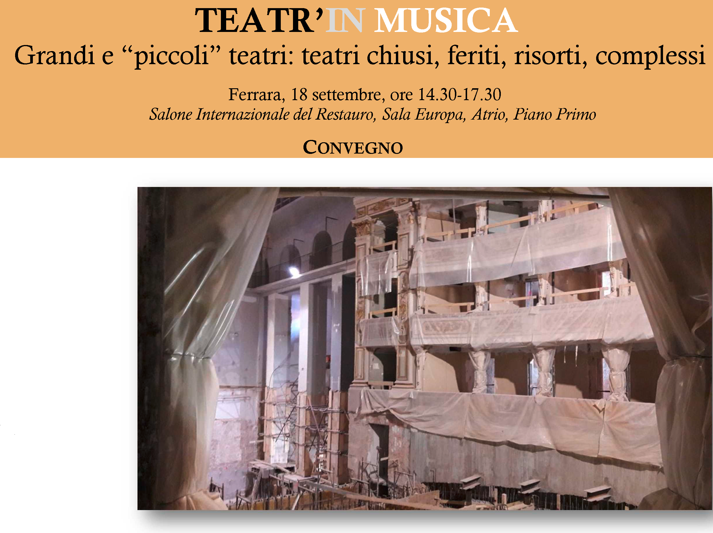 Il Sovrintendente Calbi al Convegno di Ferrara “Teatr’in Musica”