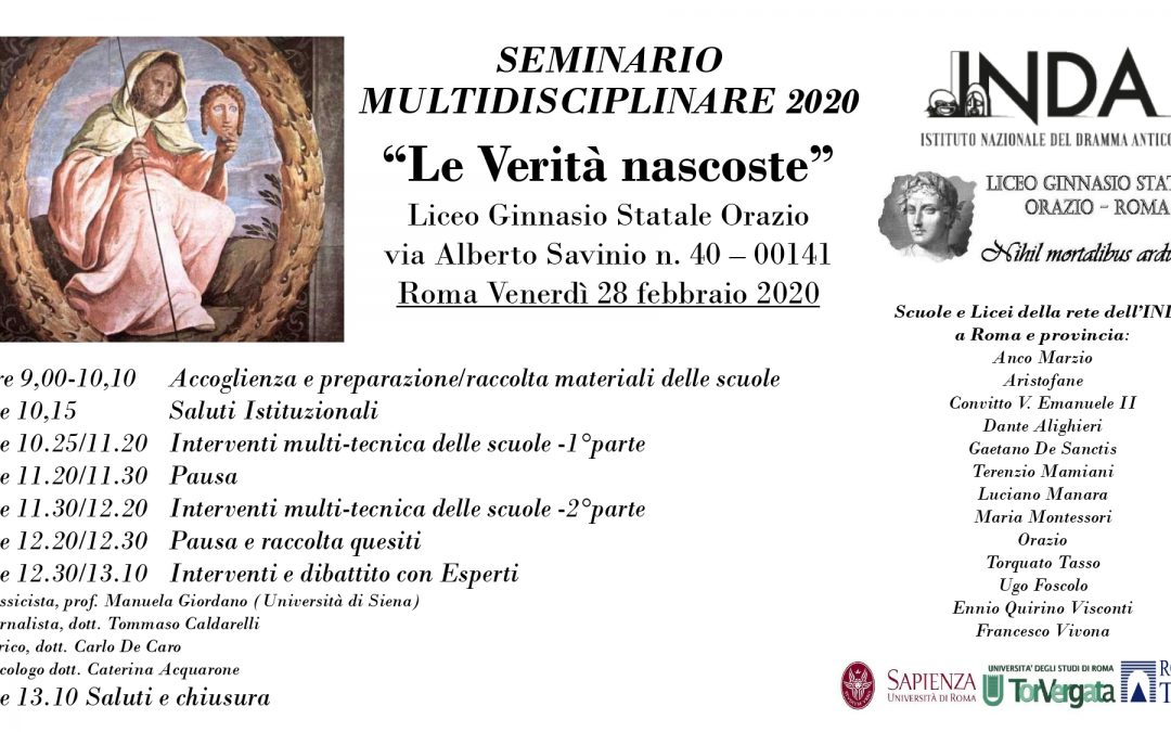 Roma, annullato il seminario multidisciplinare “Le Verità nascoste”