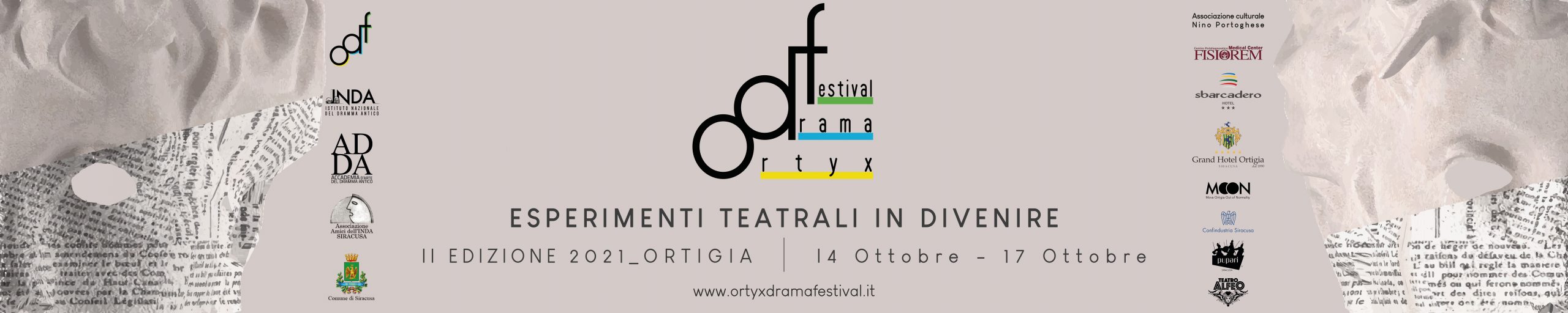 Ortyx Drama Festival dal 14 al 17 ottobre nel centro storico di Ortigia