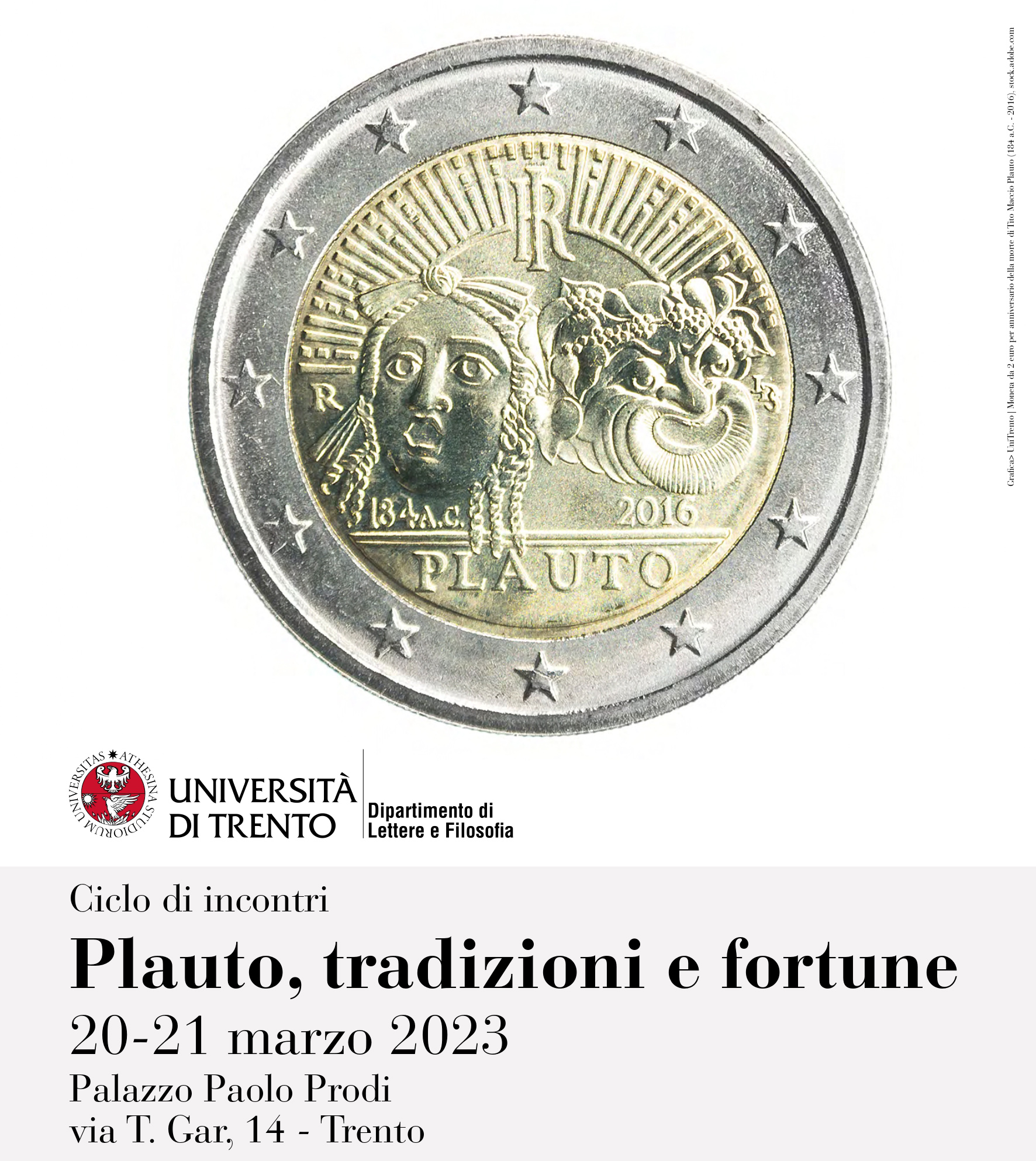 “Plauto, tradizioni e fortune”, convegno a Trento