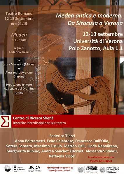 Convegno a Verona: Medea antica e moderna. Da Siracusa a Verona.